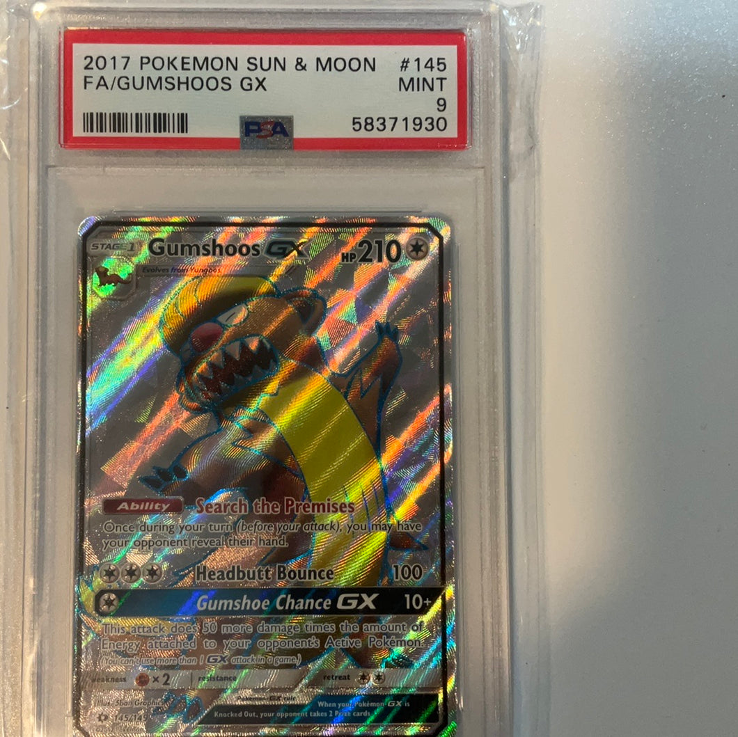 PSA Pokemon Grade 9 Gumshoos