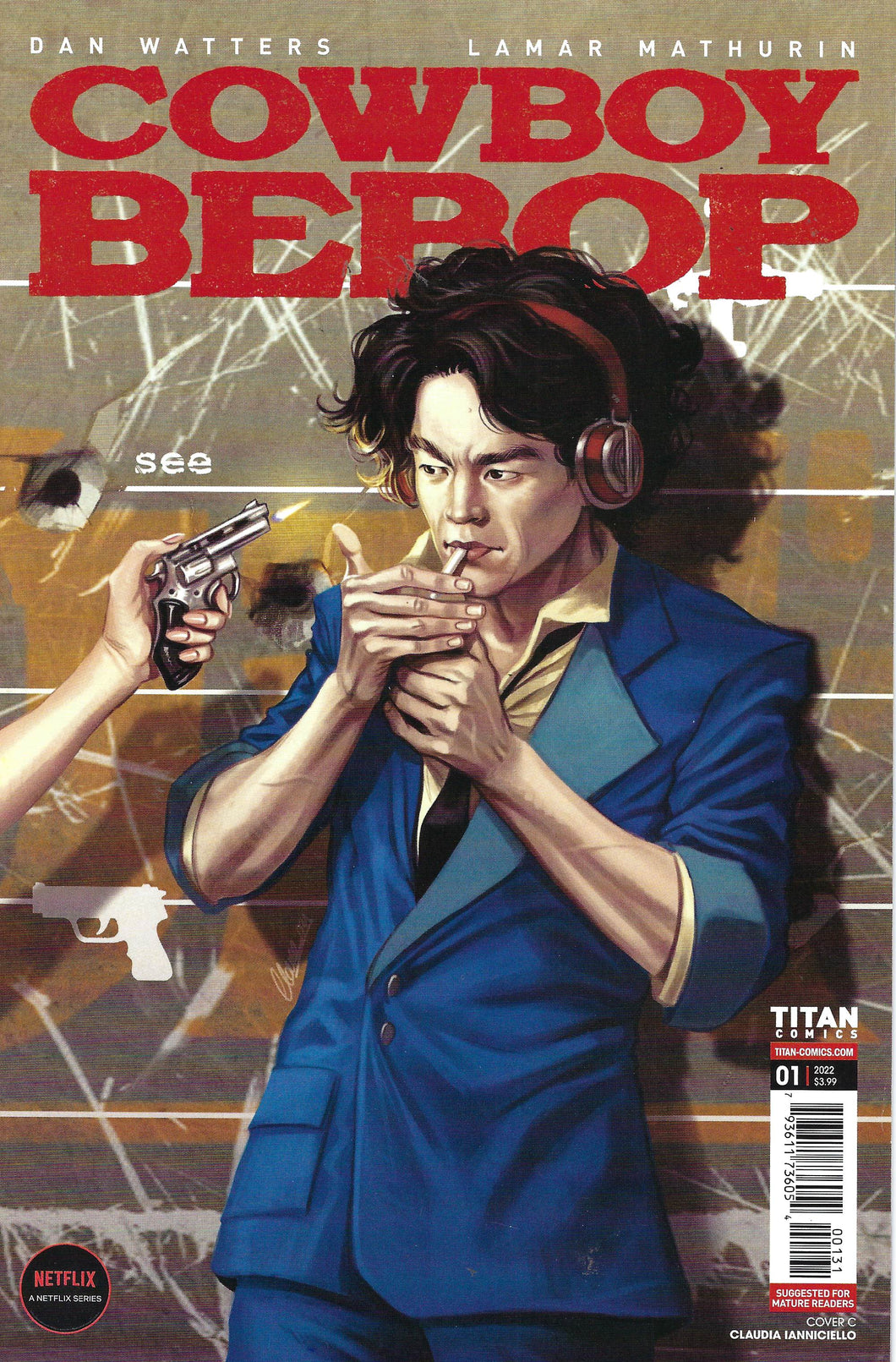 Cowboy Bebop #1 Variant Claudia Ianniciello Connecting Cover