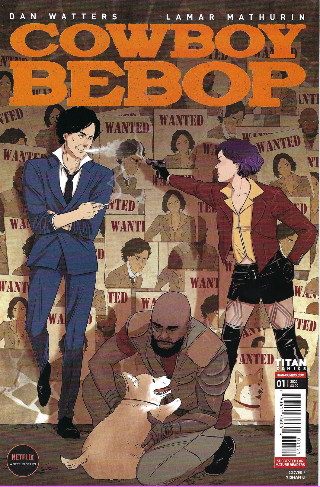 Cowboy Bebop #1 Variant Yishan Li Cover