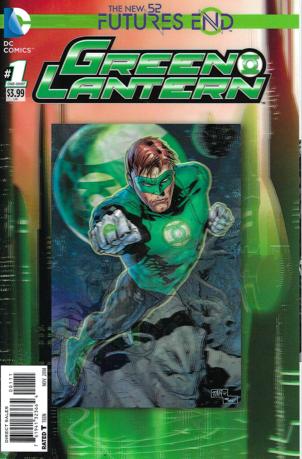 Green Lantern Futures End #1 (Lenticular cover)