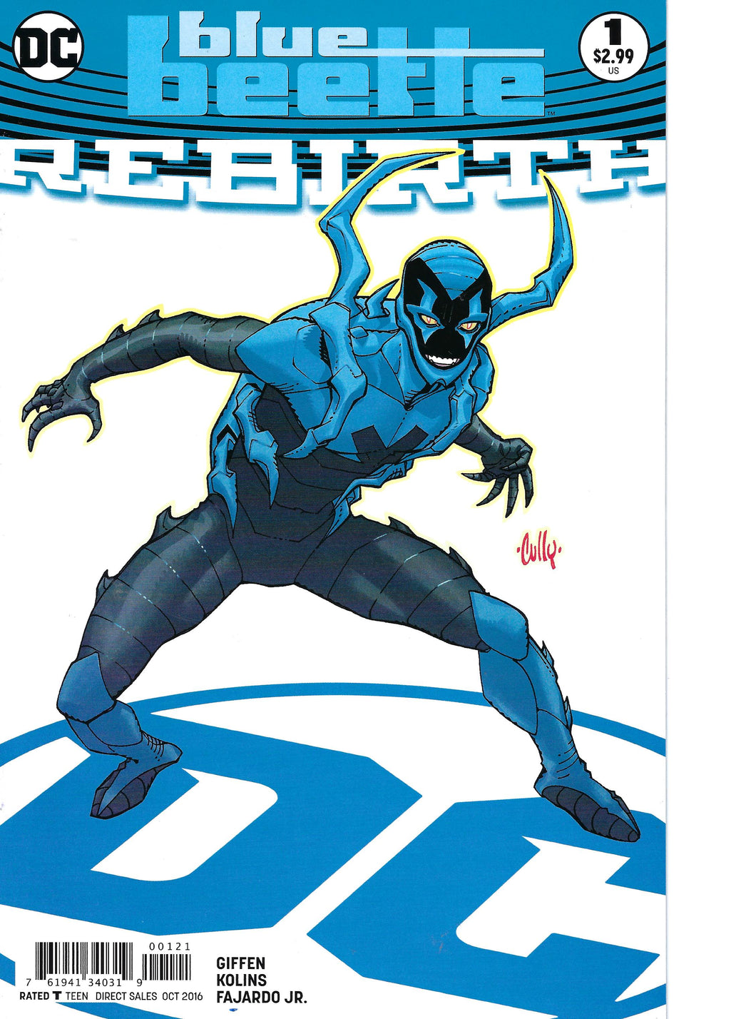 Blue Beetle Rebirth #1 Variant cover