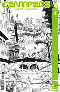 Centipede #1 Cover F Black & White art incentive by Eoin Marron