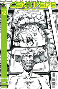 Centipede #2 Cover D Black & White art incentive by Eoin Marron