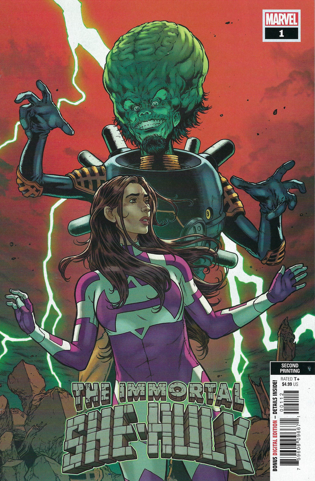 The Immortal She-Hulk #1 (Rare sold out 2nd print)