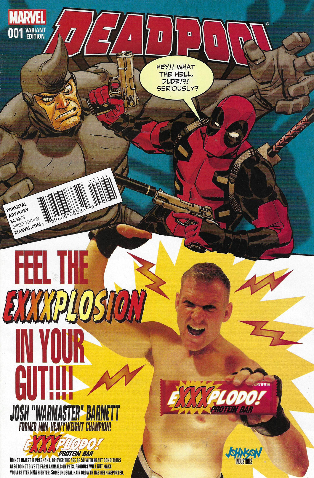 Deadpool Vol 5 #1 Cover C Variant Dave Johnson Candy Cover