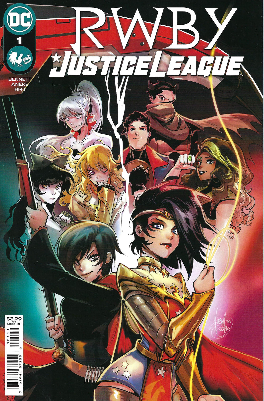 RWBY Justice League #1 (Mirka Andolfo cover)