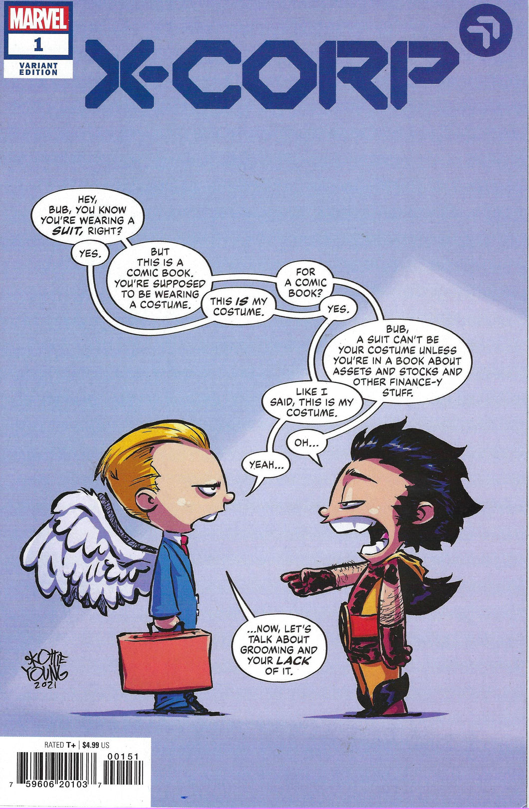 X-Corp #1 (Skottie Young variant cover) July 2021