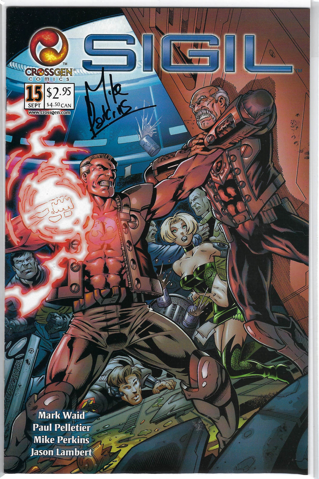 Sigil #15 signed by Mike Perkins