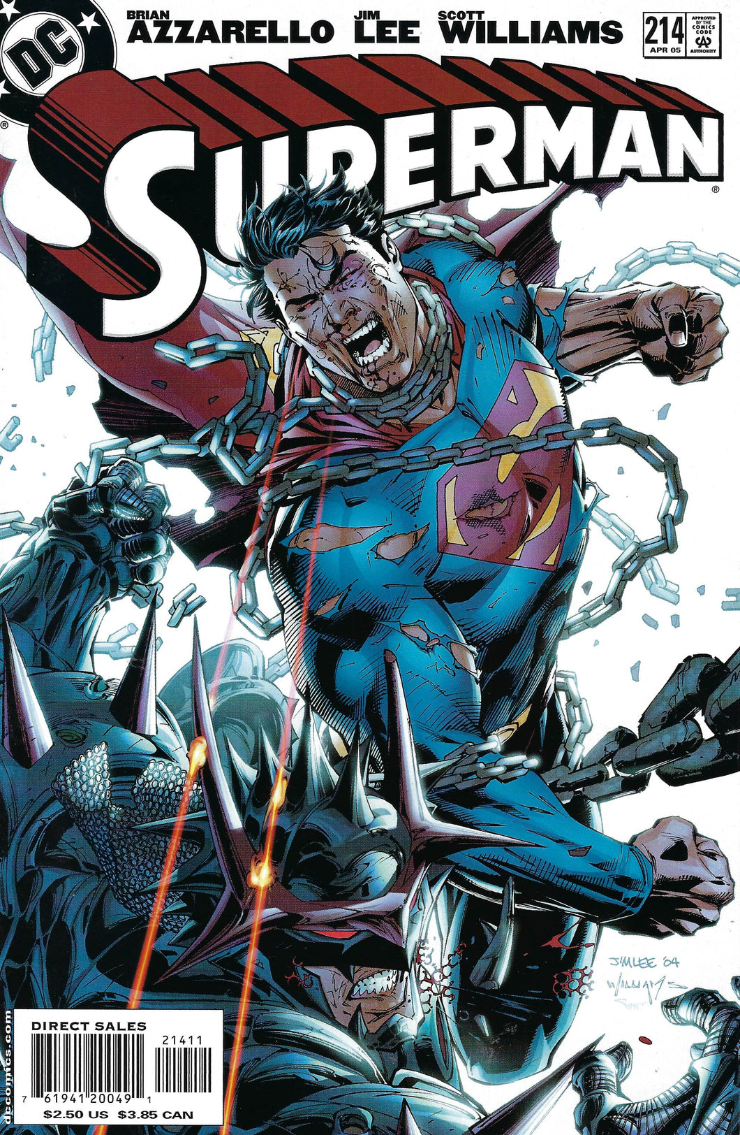 Superman #214 Jim Lee Cover