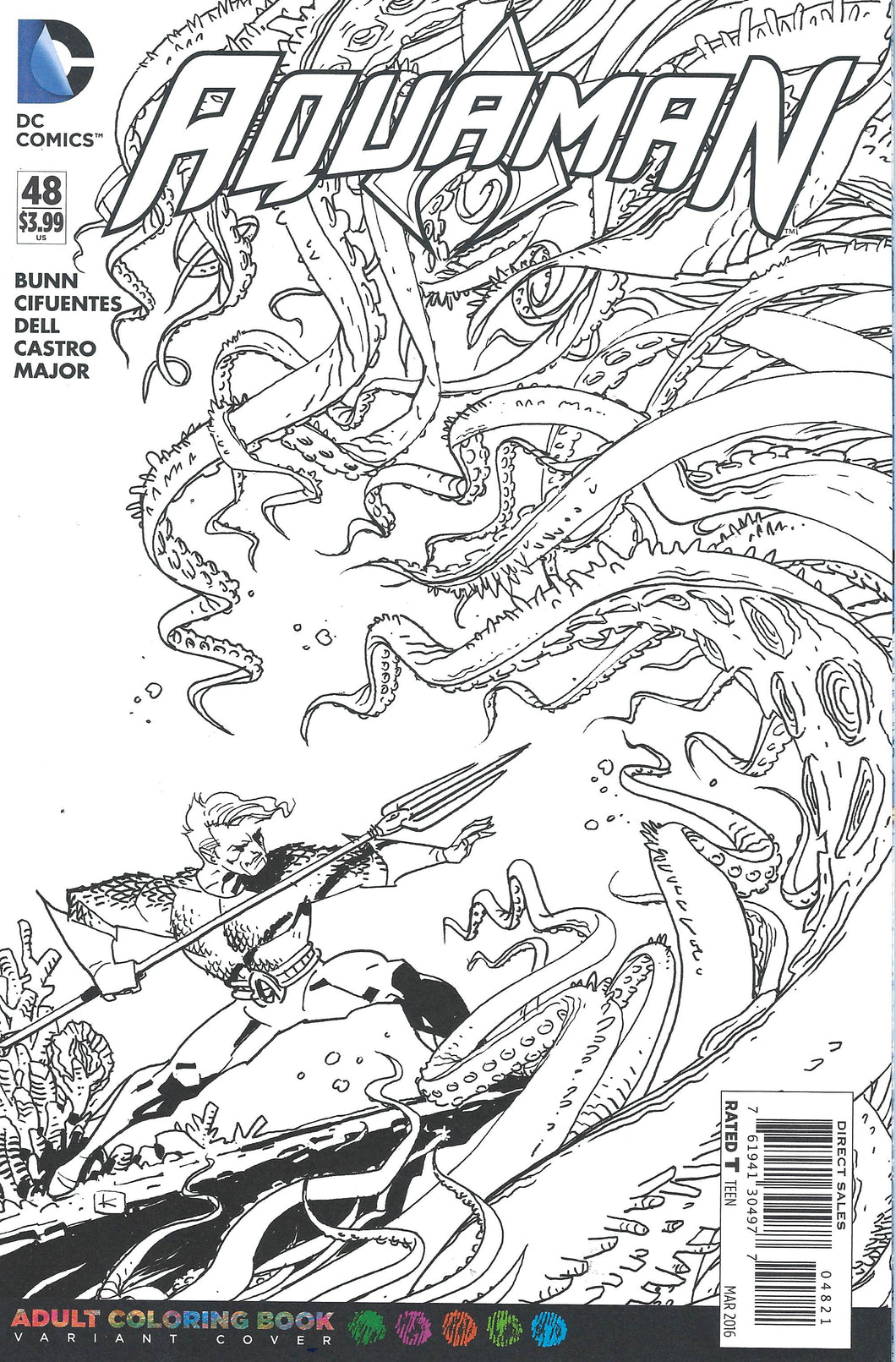 Aquaman #48 (Colouring book variant)