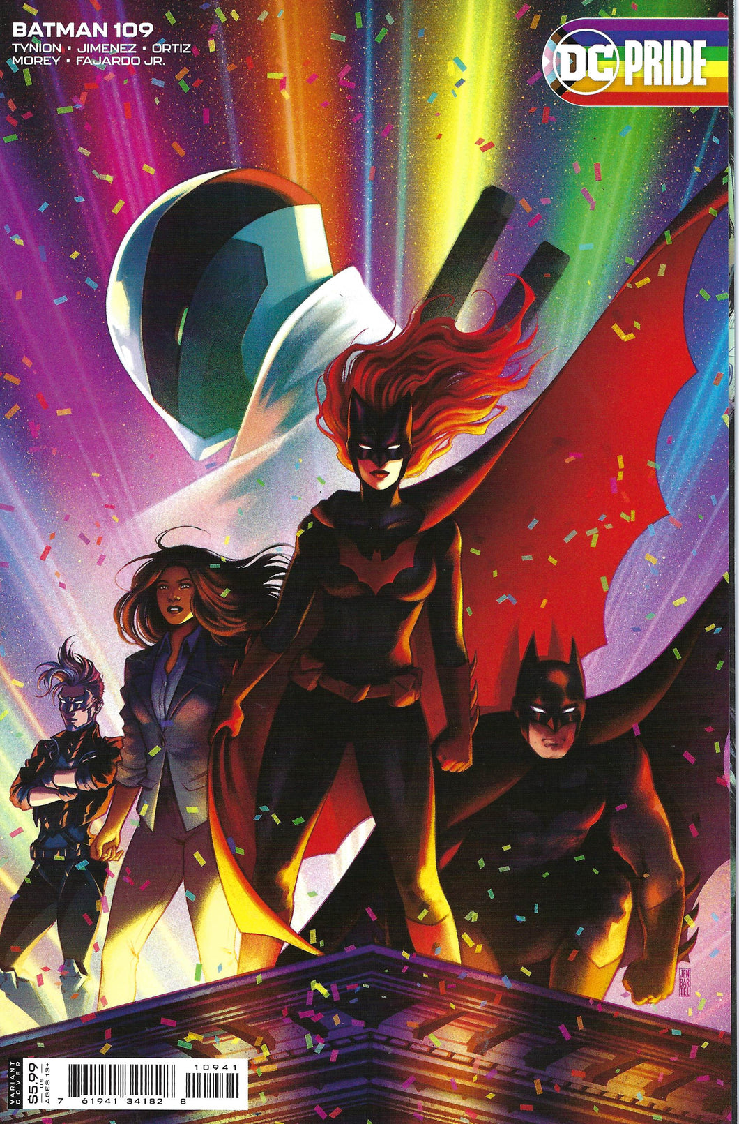 Batman #109 (Jen Bartel Pride month variant) Key issue