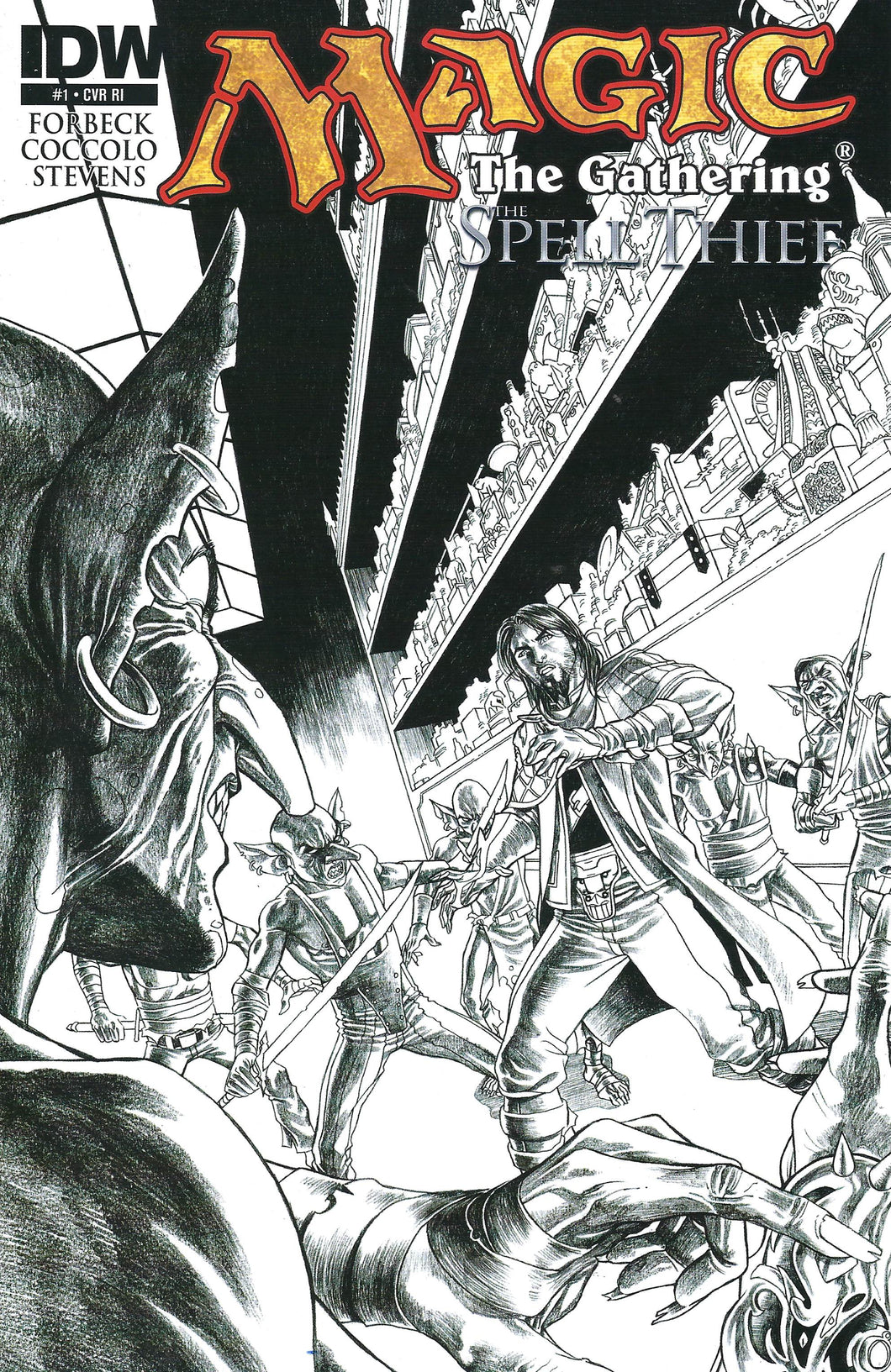 Magic the Gathering : The Spell Thief #1 Retailer Incentive Cover