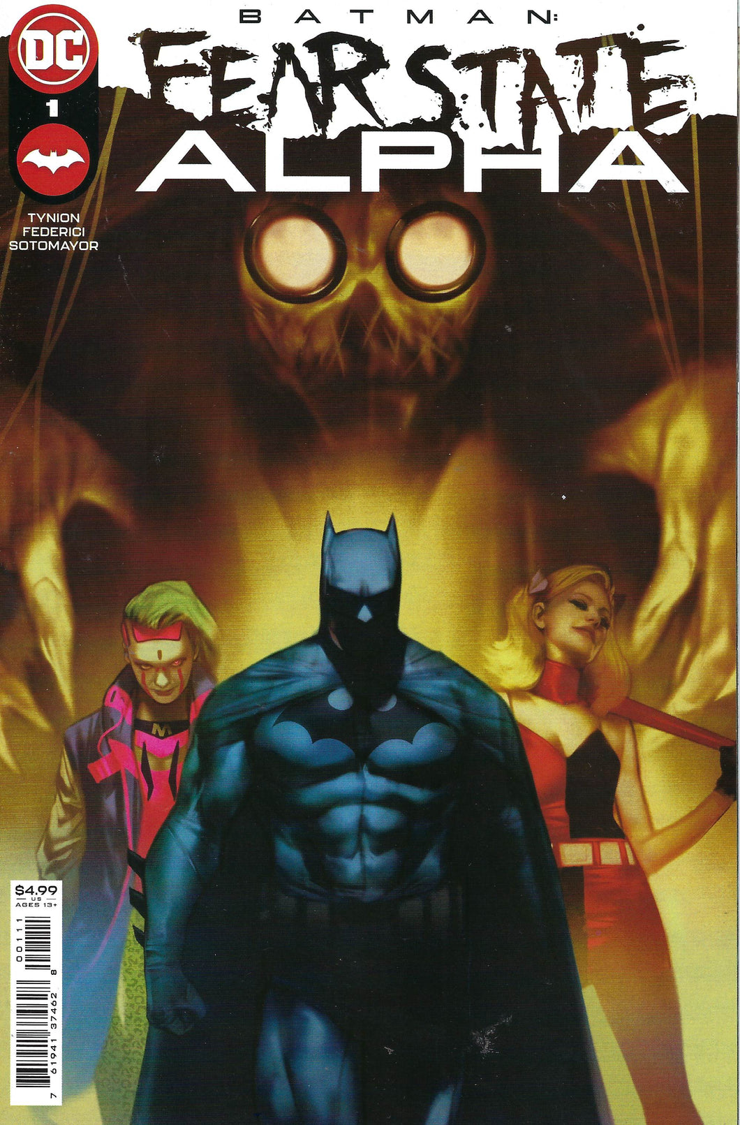 Batman Fear State Alpha #1 (One Shot) -  Ben Oliver Cover