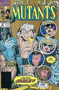 The New Mutants #87 (second printing) Key Issue - First full appearance of Cable