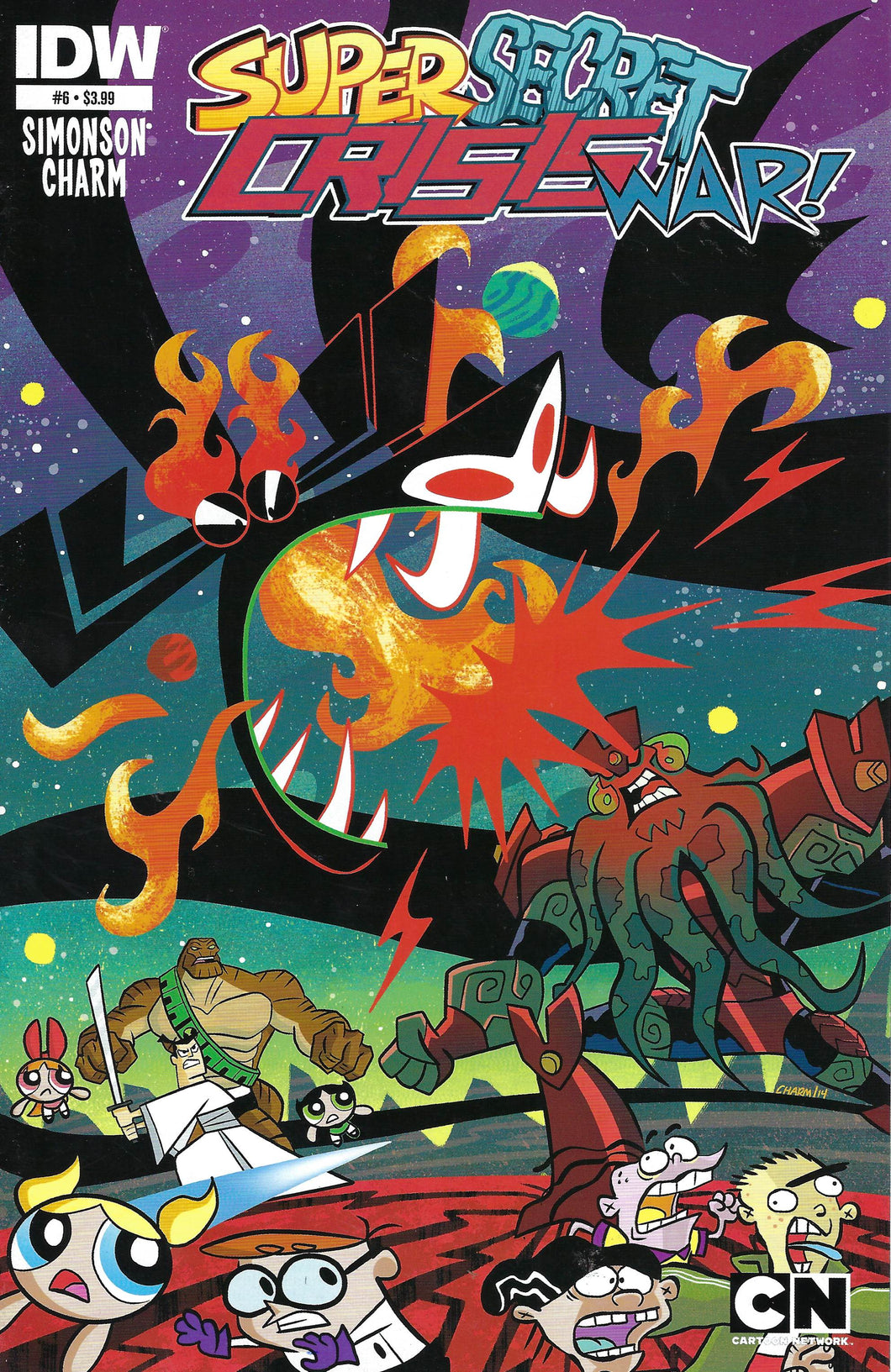 Super Secret Crisis War #6 (2014) First Printing - Cartoon Network