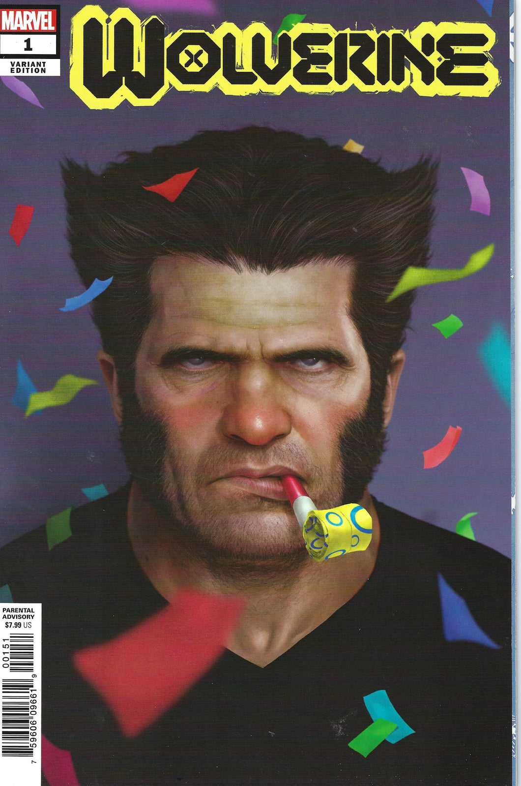 Wolverine vol. 7 #1 Party variant Rahzzah cover