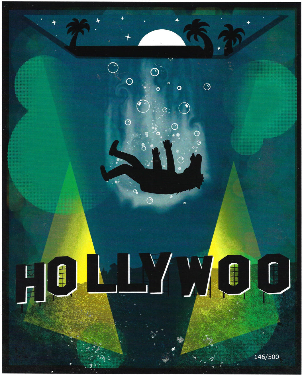 Bojack Horseman HOLLYWOO 8x10 Limited Edition Art Print 146/500