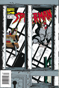Spider-Man #57 (Die-cut cover - Special Spidey in jail cardstock cover) 1995