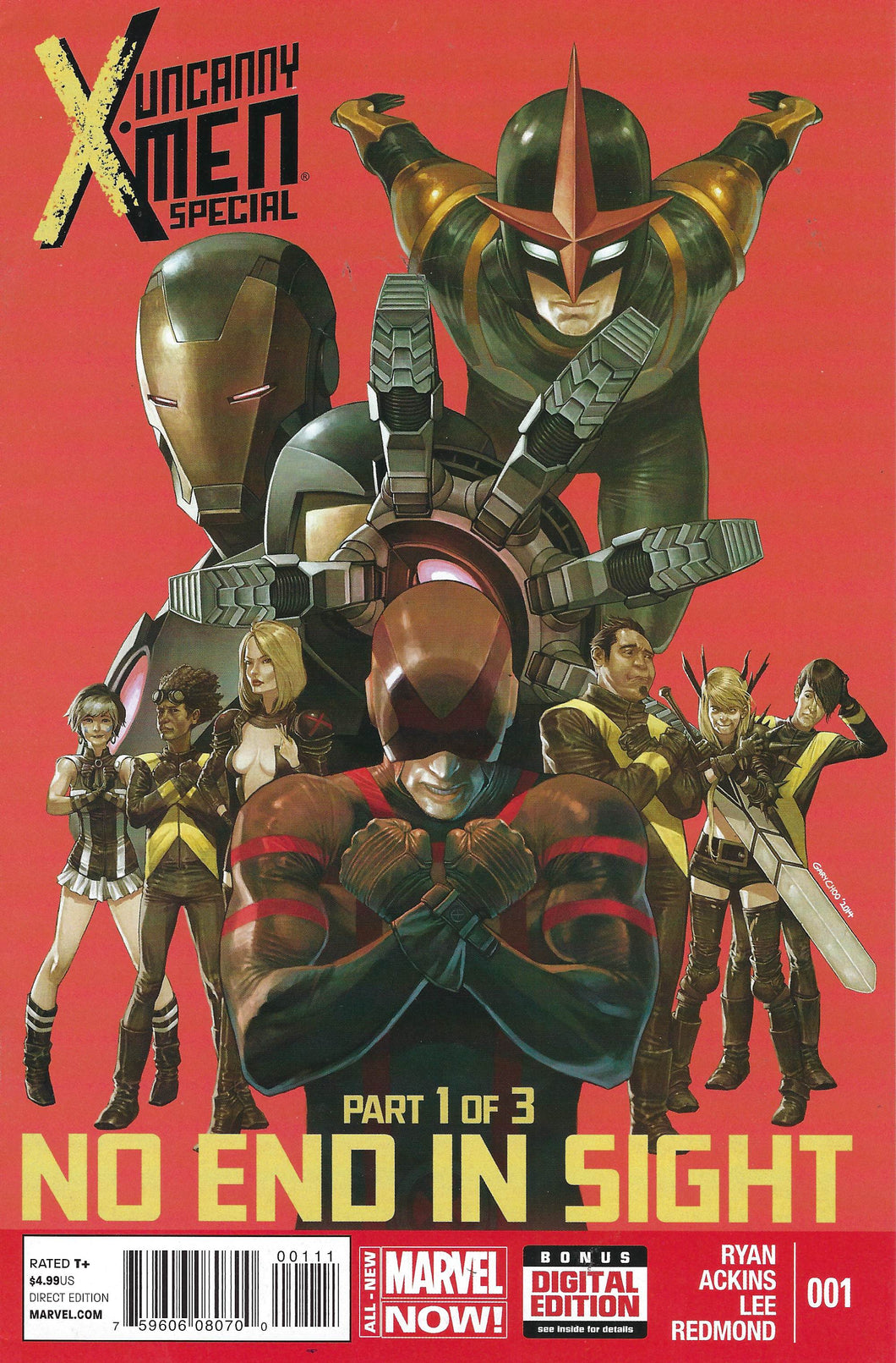 Uncanny X-Men Special #1 (No End in Sight) Written by Sean Ryan, Art by Ron Ackins, Cover by Gary Choo