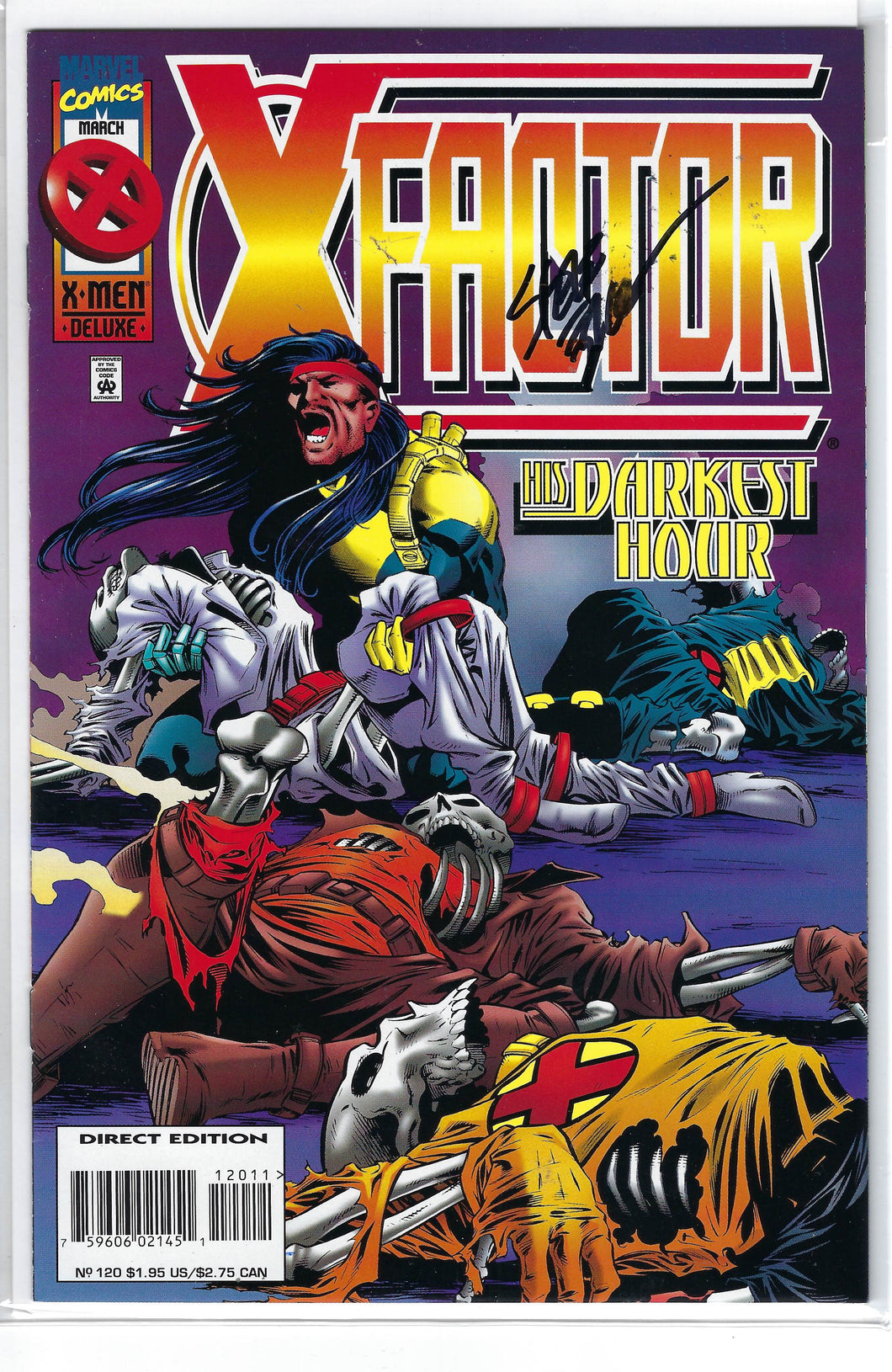 X-Factor #120 signed by Steve Epting