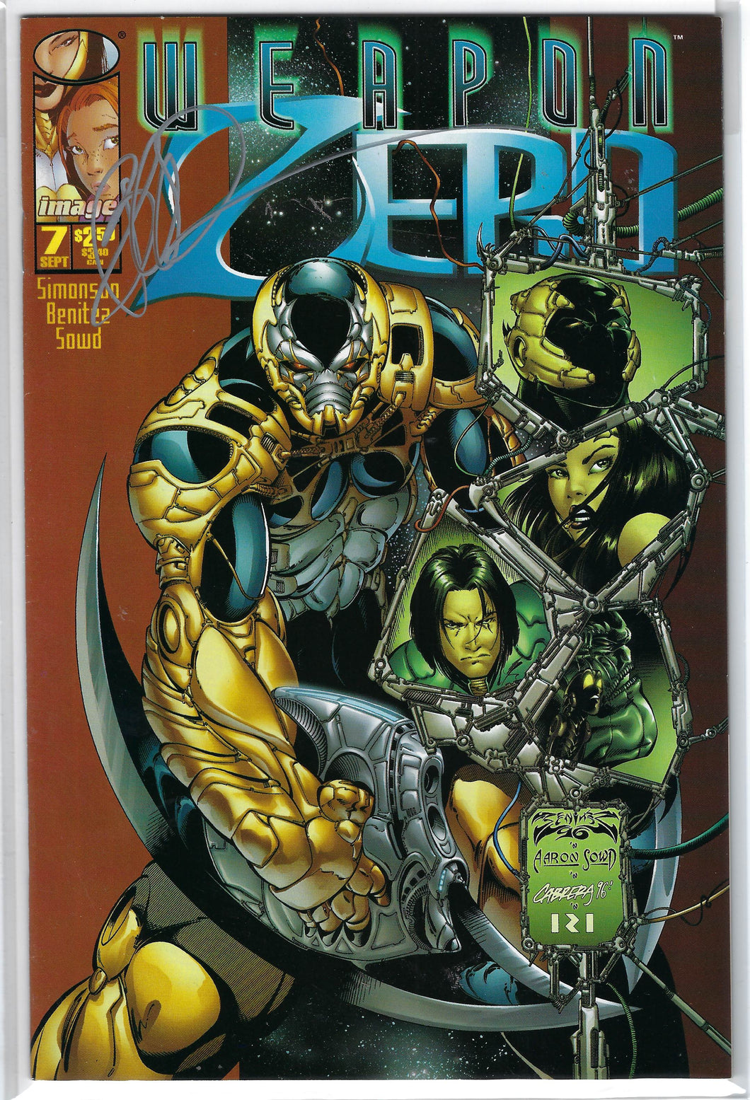 Weapon Zero #7 signed by Joe Benitez