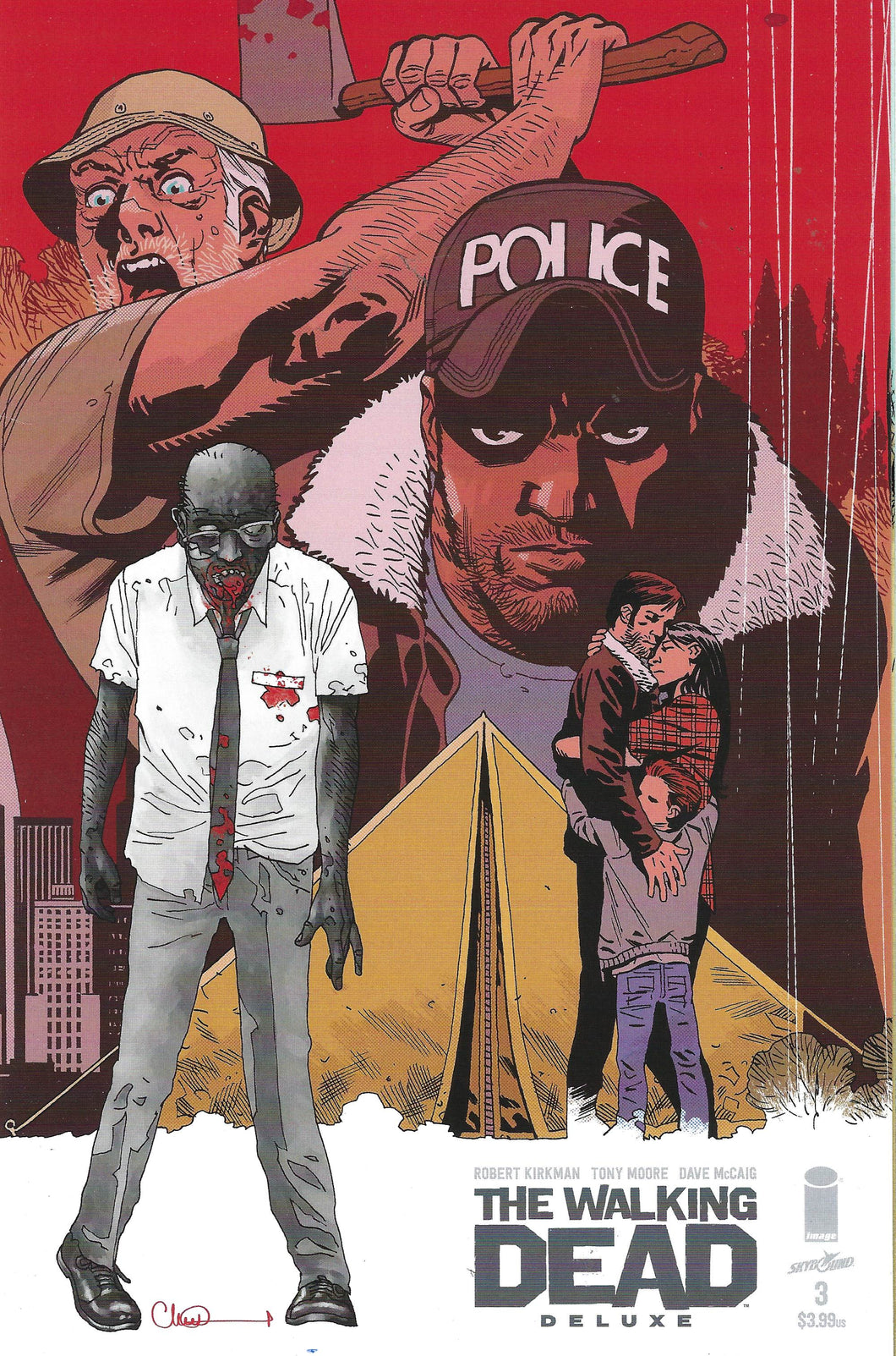 The Walking Dead Deluxe #3 (Charlie Adlard Cover)