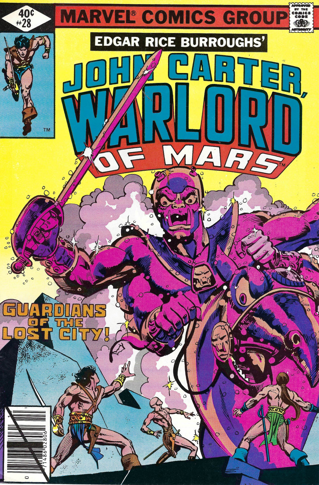 John Carter Warlord Of Mars #28 (VG) 1979