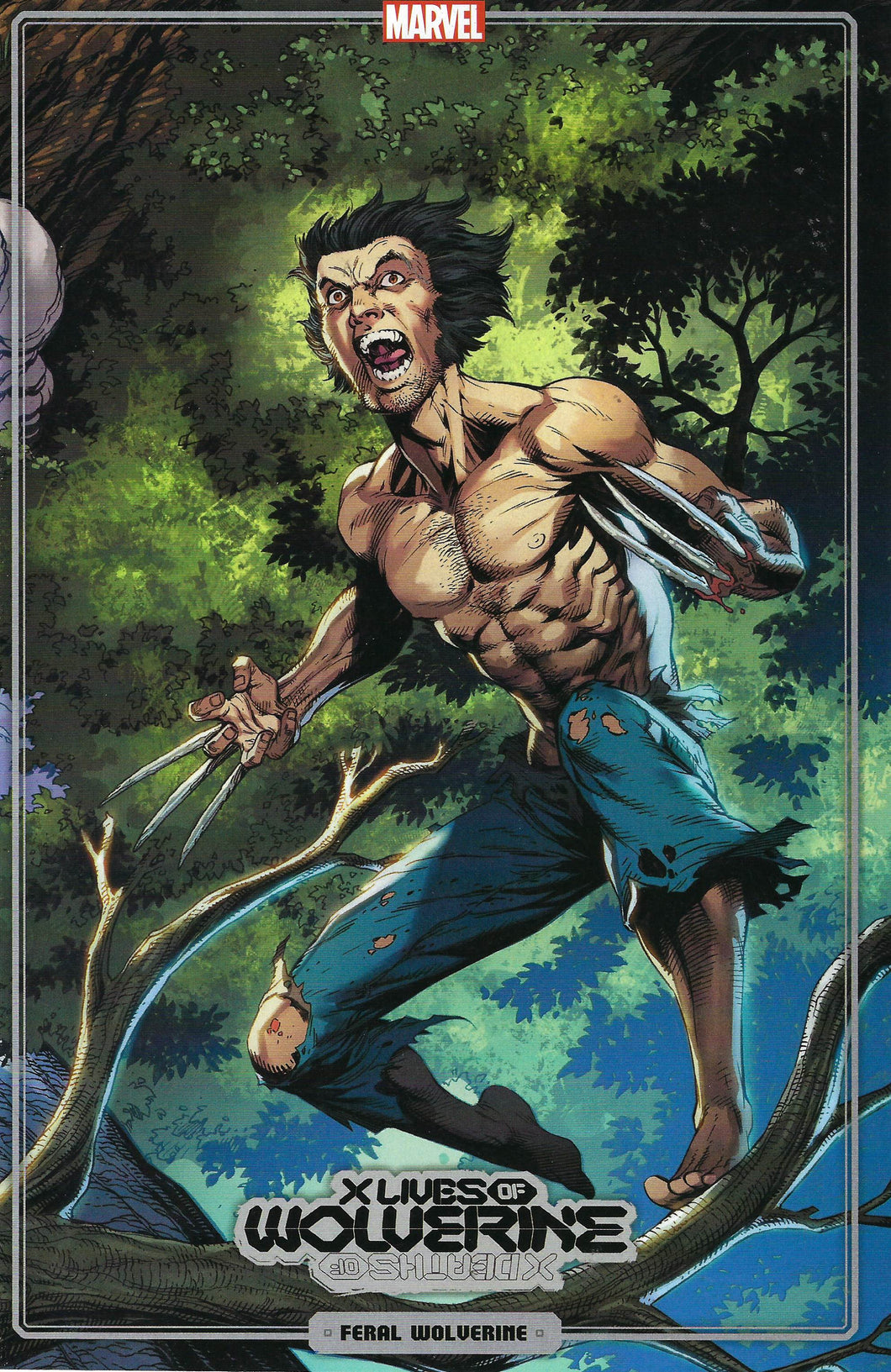 X Lives of Wolverine #5 Bagley Trading card variant