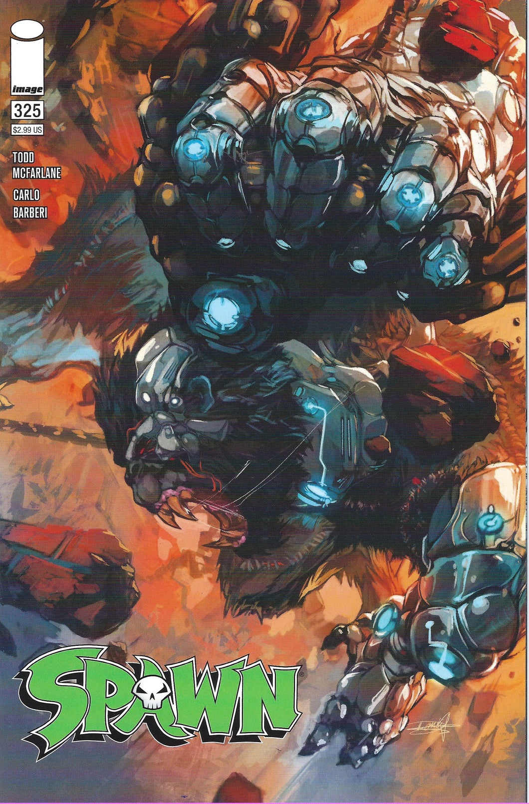 Spawn #325  Variant Carlo Barberi Cover