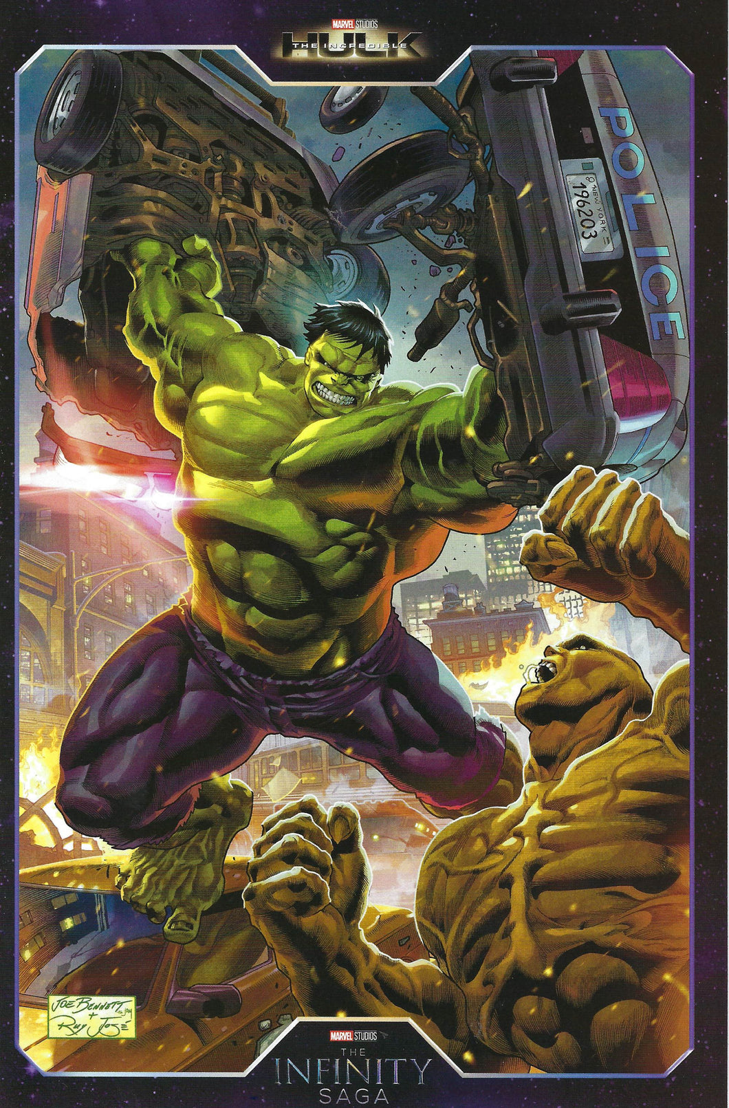 Hulk Vol 5 #1  Variant Joe Bennett Infinity Saga Phase 1 Cover