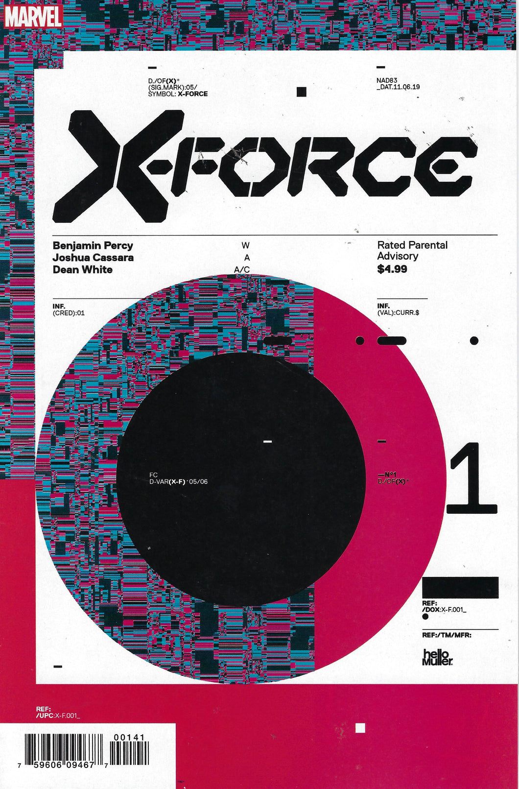 X-Force #1 (Variant) 2019 Tom Muller cover