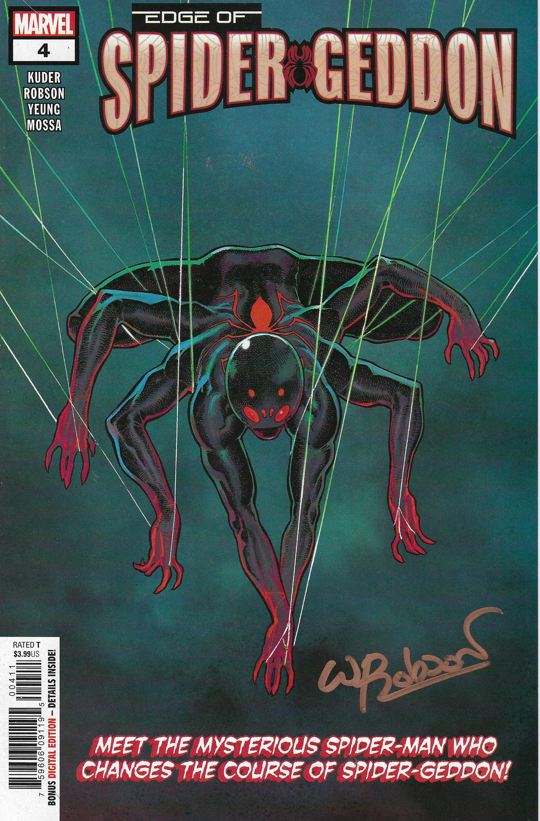 Edge of Spider-Geddon #4 signed by Will Robson