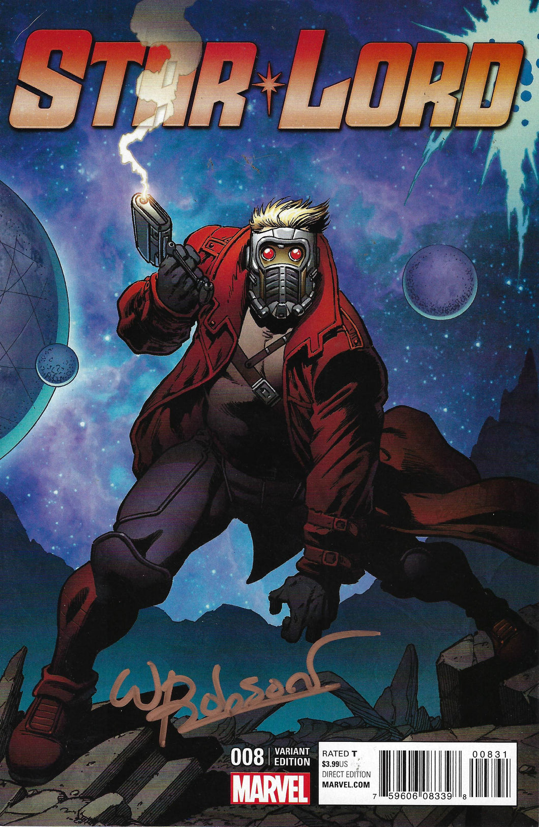 Star-Lord #8 (Lim variant) signed by Will Robson