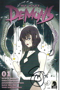 We Have Demons #1 Variant Peach Momoko Cover Signed By Scott Snyder