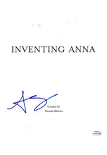Load image into Gallery viewer, Inventing Anna Script Cover signed by Arian Moayed (Todd)
