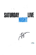 Load image into Gallery viewer, Saturday Night Live Script Cover signed by Kyle Mooney
