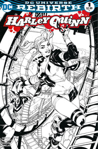 Harley Quinn #1 (Vol. 3) Terry Dodson Black & White Midtown Comics Exclusive variant