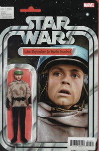 Star Wars #24 (2022) Action Figure Variant - Luke Skywalker in Battle Poncho - John Tyler Christopher