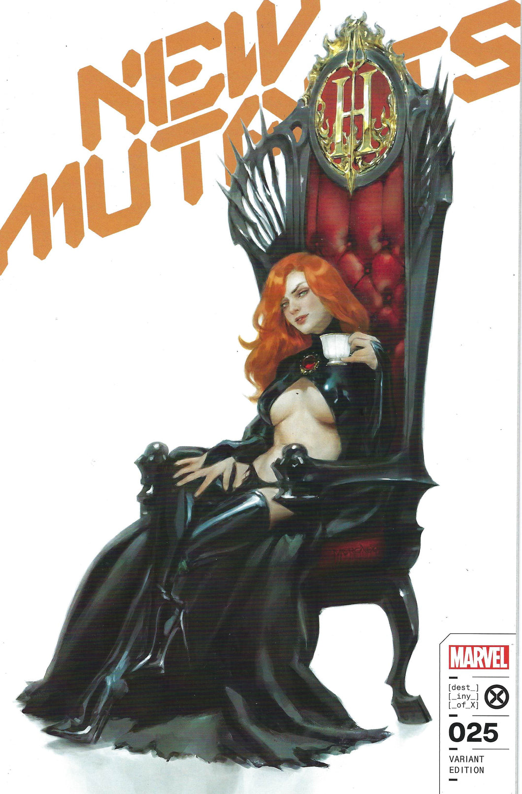 NEW MUTANTS #25  COMIC BOOK ILLUMINATI - MIGUEL MERCADO EXCLUSIVE Limited to 3,000 copies