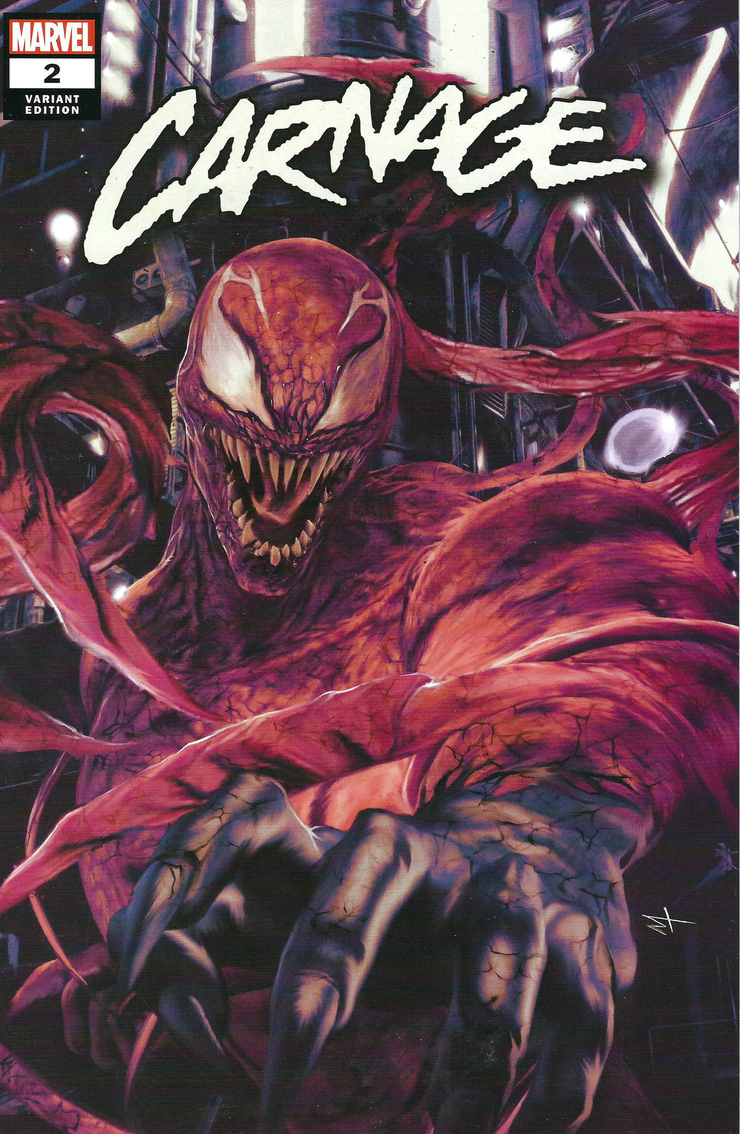 CARNAGE #2  COMIC BOOK ILLUMINATI MARCO TURINI EXCLUSIVE Cover Limited to 3000 copies