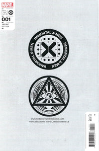 IMMORTAL X-MEN #1  DAVID NAKAYAMA - COMIC BOOK ILLUMINATI EXCLUSIVE VARIANT COVER Limited to 3,000 copies