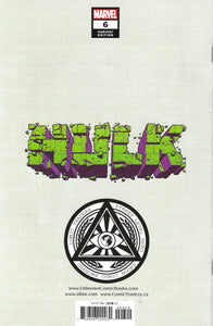 HULK #6  STEPHEN SEGOVIA - COMIC BOOK ILLUMINATI EXCLUSIVE VARIANT - Limited to 3,000 copies