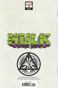 HULK #6 WILL SLINEY - COMIC BOOK ILLUMINATI EXCLUSIVE VARIANT - Limited to 3,000 copies