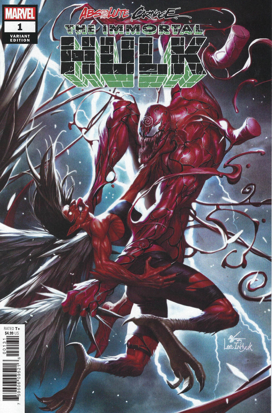 Absolute Carnage Immortal Hulk 1 1:50 Inhyuk Lee