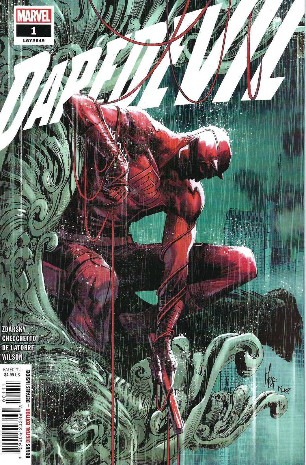 Daredevil #1 Marco Checchetto cover (2022)
