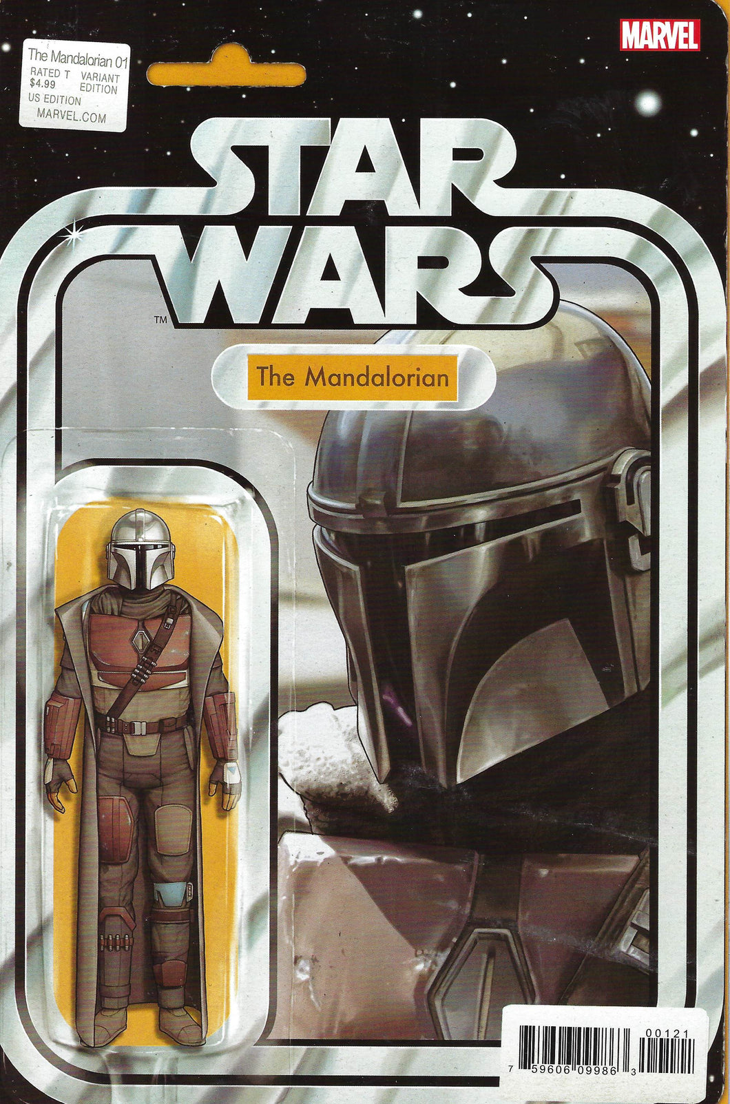 the Mandalorian #1 John Tyler Christopher Action Figure variant cover (Key Issue)