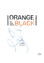 Load image into Gallery viewer, Orange is the new Black Script cover signed by Lea DeLaria
