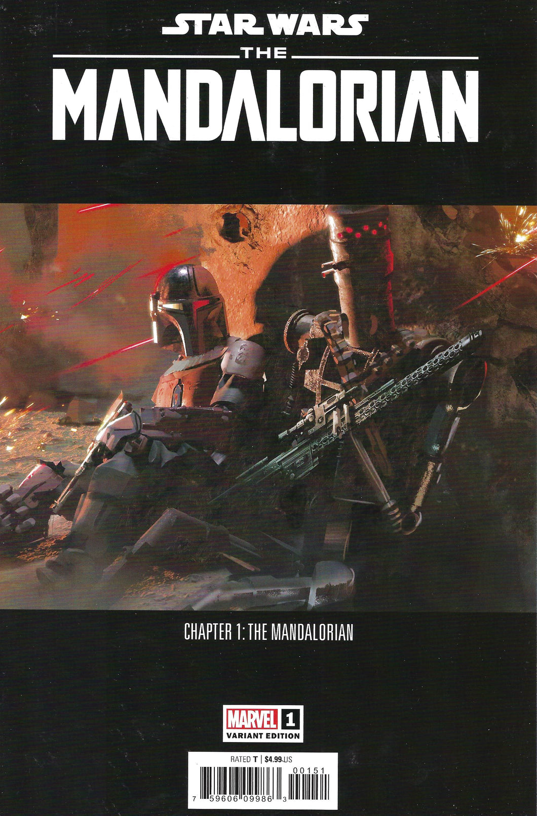 Star Wars The Mandalorian #1 concept art 1:10 incentive variant