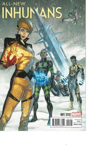 All New Inhumans # 1 1:25 Caselli Variant First Print Marvel Comic (2015) Key issue