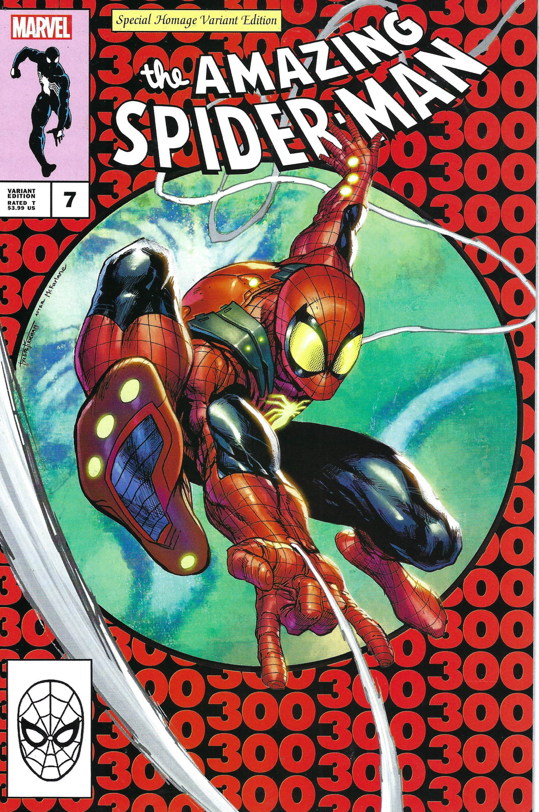 The Amazing Spider-Man #7 (Homage Variant) Tyler Kirkham exclusive limited to 3,000 copies
